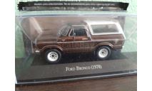 Ford Bronco 1978, масштабная модель, Altaya Mexico, scale43