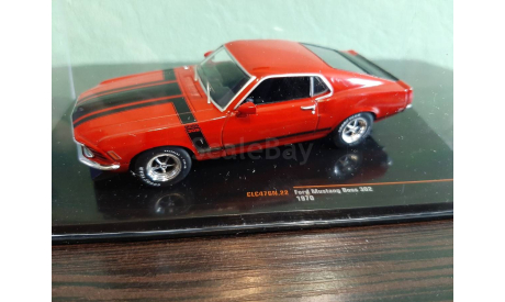 Ford Mustang Boss 302 1970, масштабная модель, IXO Road (серии MOC, CLC), 1:43, 1/43