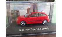 Seat  IBIZA 2.0 SPORT 2006, масштабная модель, Altaya Mexico, scale43