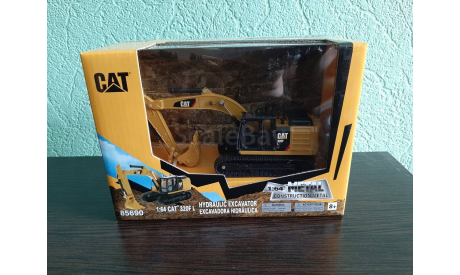 Caterpillar 320F L Hydraulic Excavator, масштабная модель трактора, Diecast Masters, scale64