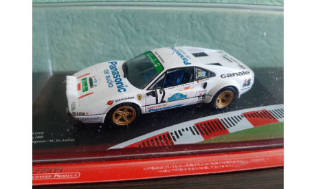 Ferrari 308 GTB #12 победитель Targa Florio 1982, масштабная модель, Altaya Rally, scale43