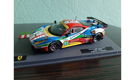 Ferrari 458 Italia GT2 #51 WEC 2015, масштабная модель, Altaya Rally, 1:43, 1/43