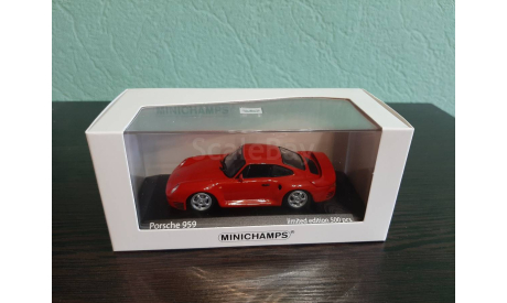 Porsche 959 1987, масштабная модель, Minichamps, 1:43, 1/43