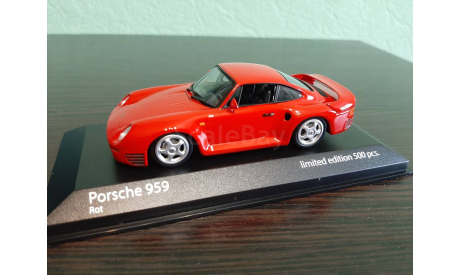 Porsche 959 1987, масштабная модель, Minichamps, 1:43, 1/43