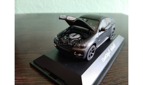 BMW X6 (E71) concept black, масштабная модель, Schuco, scale43