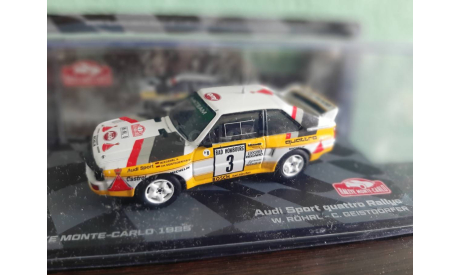 Audi Quattro Sport #3 Rallye Monte Carlo 1985, масштабная модель, Altaya Rally, 1:43, 1/43
