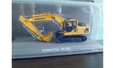 KOMATSU  PC210LC, масштабная модель трактора, Altaya, scale72