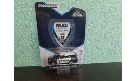 Dodge Durango Police 2018, масштабная модель, Greenlight Collectibles, scale64