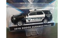 Dodge Durango Police 2018, масштабная модель, Greenlight Collectibles, scale64