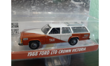 Ford LTD Crown Victoria 1988, масштабная модель, Greenlight Collectibles, scale64