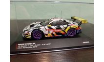 Porsche 911 GT3 R #8 24h Nürburgring 2019 Iron Force, масштабная модель, IXO Rally (серии RAC, RAM), scale43