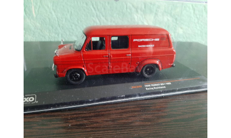 Ford Transit VAN MKI Team PORSCHE Racing Service 1966, масштабная модель, IXO Rally (серии RAC, RAM), scale43