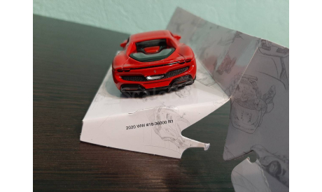Ferrari 296 GTB  2022, масштабная модель, BBurago, 1:43, 1/43