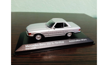 Mercedes-Benz 350 SL (R107) Хардтоп  1974, масштабная модель, Minichamps, scale43