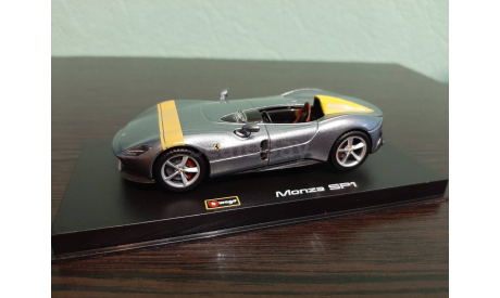 Ferrari Monza SP1 2019, масштабная модель, Burago Signature, scale43