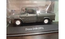 Dodge D100 1971, масштабная модель, Altaya Mexico, scale43