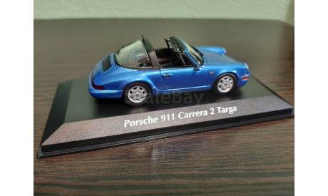 Porsche 911 (964) Carrera 2 Targa 1991, масштабная модель, Minichamps, 1:43, 1/43