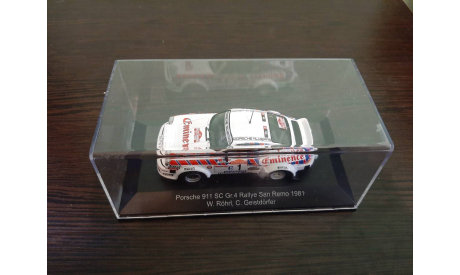 Porsche 911 SC Rally San Remo 1981, масштабная модель, CMR-IXO, scale43
