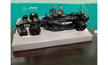 Mercedes AMG W14 Hamilton 2023, масштабная модель, BBurago, scale43, Mercedes-Benz