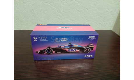 Alpine A523 #10 Gasly 2023, масштабная модель, Burago Signature, scale43