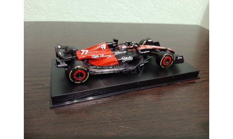 Alfa Romeo F1 C43 Bottas 2023, масштабная модель, Burago Signature, scale43