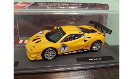 Ferrari 488 Challenge, масштабная модель, Altaya Rally, scale43