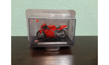 Ducati 998S  2002, масштабная модель мотоцикла, Atlas, scale24