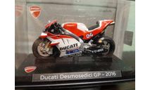 Ducati Desmosedici GP 2016, масштабная модель мотоцикла, Atlas, scale24