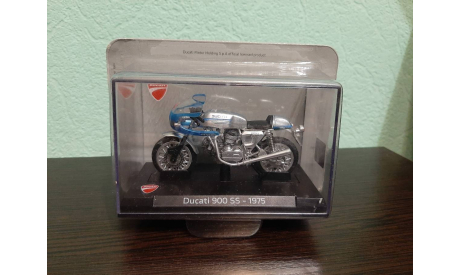 Ducati 900 SS 1975, масштабная модель мотоцикла, Atlas, scale24