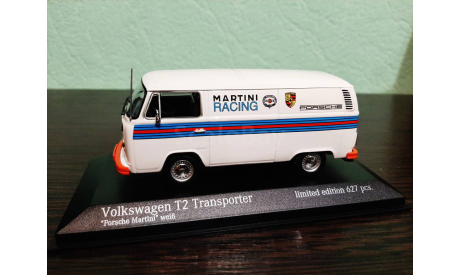 Volkswagen T2  Porsche Martini 1972, масштабная модель, Minichamps, scale43