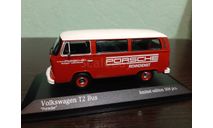 Volkswagen T2 ’Porsche’ Renndienst 1972, масштабная модель, Minichamps, scale43