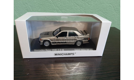 Mercedes-Benz 190E 2.3-16 (W201) 1984   Nürburgring  A. Senna, масштабная модель, Minichamps, scale43