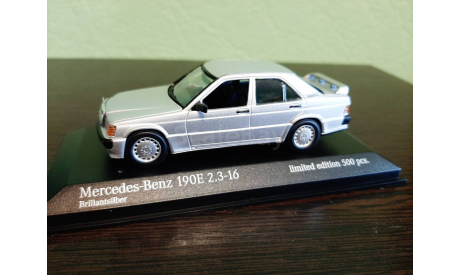 Mercedes-Benz 190E 2.3 (W201) 1984, масштабная модель, Minichamps, scale43