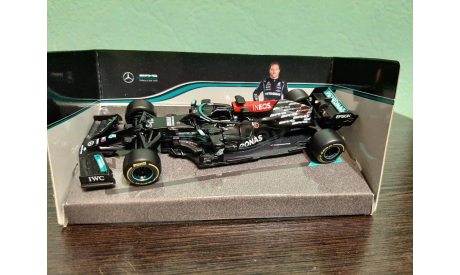 Mercedes-AMG F1 W12 #77  2021 Valtteri Bottas, масштабная модель, BBurago, scale43, Mercedes-Benz