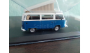 Volkswagen T2 Westfalia 1978, масштабная модель, IXO Road (серии MOC, CLC), scale43