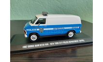 Dodge RAM B250  NYPD 1987, масштабная модель, Greenlight Collectibles, scale43