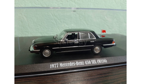 Mercedes-Benz 450 SEL (W116) 1977 Rocky IV 1985, масштабная модель, Greenlight Collectibles, scale43