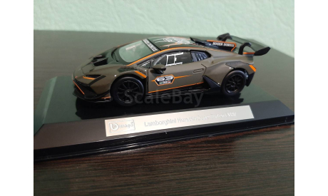 Lamborghini Huracan Super Trofeo EVO2 2022, масштабная модель, Burago Signature, scale43