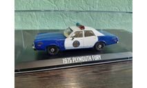 Plymouth Fury Osage County Sheriff 1975, масштабная модель, Greenlight Collectibles, scale43