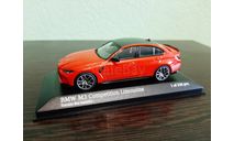 BMW M3 Competition (G80)  2020, масштабная модель, Minichamps, scale43