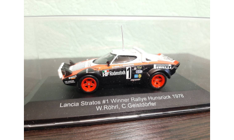 Lancia Stratos HF #1 победитель Hunsrück Rallye 1978, масштабная модель, CMR-IXO, scale43