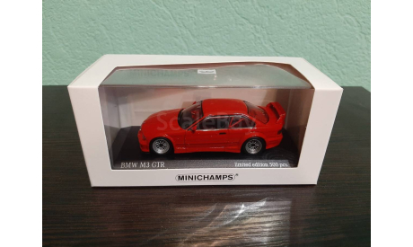 BMW M3 (E36) GTR 1993, масштабная модель, Minichamps, scale43