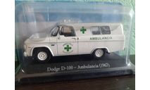 Dodge D-100 Ambulancia 1967, масштабная модель, Altaya, scale43