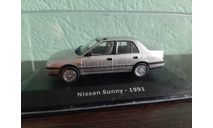 Nissan Sunny 1991, масштабная модель, Altaya, scale43