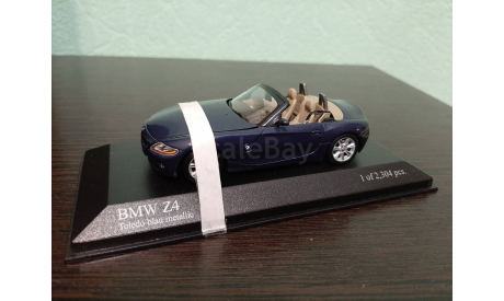 BMW Z4 roadster E85 2002, масштабная модель, Minichamps, scale43