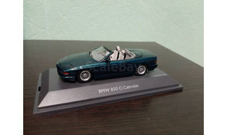 BMW 850 CI Cabriolet (E31) grün metallic, масштабная модель, Schuco, scale43