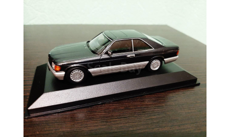 Mercedes 560 SEC C126 1983, масштабная модель, Minichamps, scale43, Mercedes-Benz