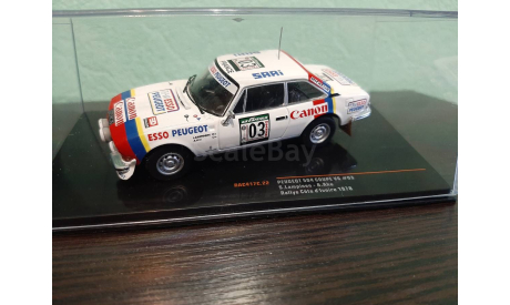 Peugeot 504 Coupe V6 #3 Rally  Cote d Ivoire 1978, масштабная модель, IXO Rally (серии RAC, RAM), scale43