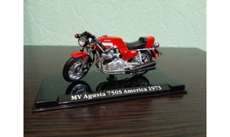 MV Agusta 750S America 1973, масштабная модель мотоцикла, Atlas, scale24