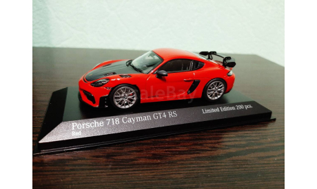 Porsche 718 (982) Cayman GT4 RS 2021, масштабная модель, Minichamps, scale43